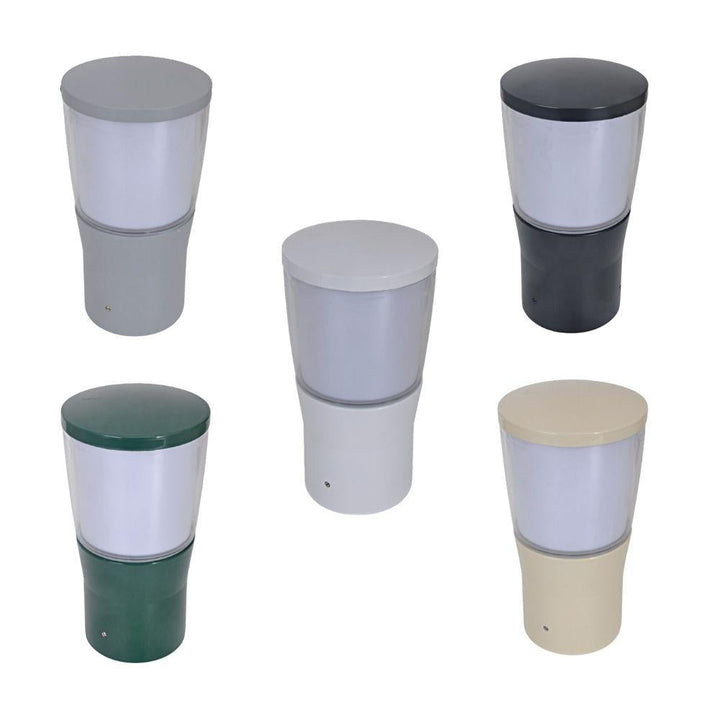 Domus BL-200 - Conical Opal Bollard Head Garden Light Powder Coated Finish-Domus Lighting-Ozlighting.com.au