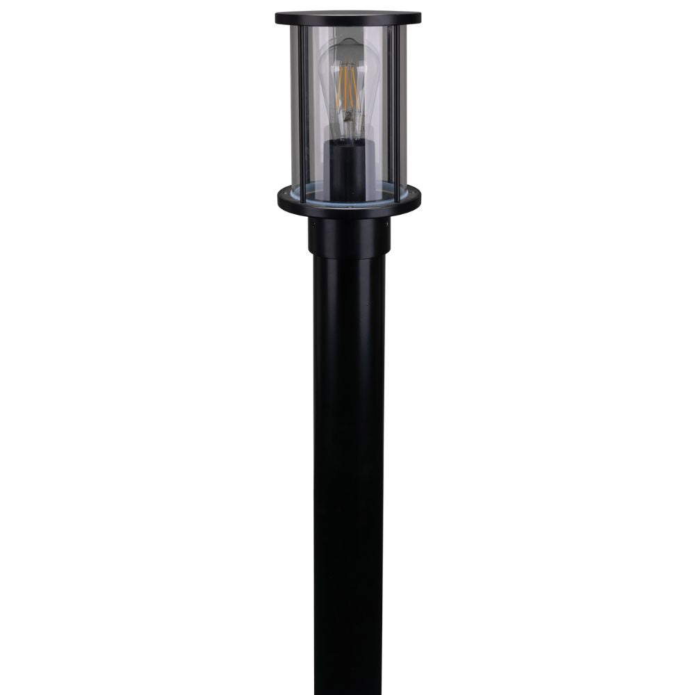 Domus BL-400-1M-KIT Bollard Head Kit - 1m, Cylindrical, Black-Domus Lighting-Ozlighting.com.au