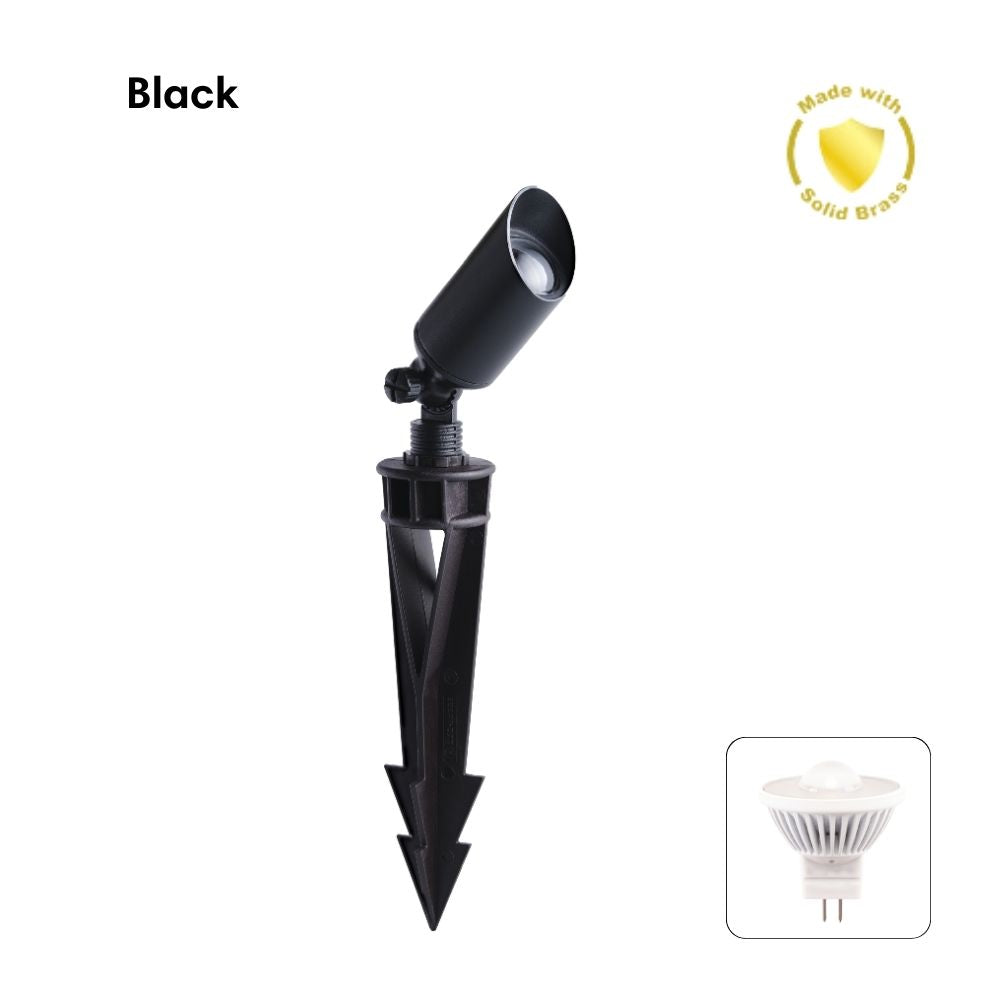 Domus DUSK-SPIKE-MR11 LED Garden Spike Light - 3W, 12V DC, IP65 - DRIVER REQUIRED-Domus Lighting-Ozlighting.com.au