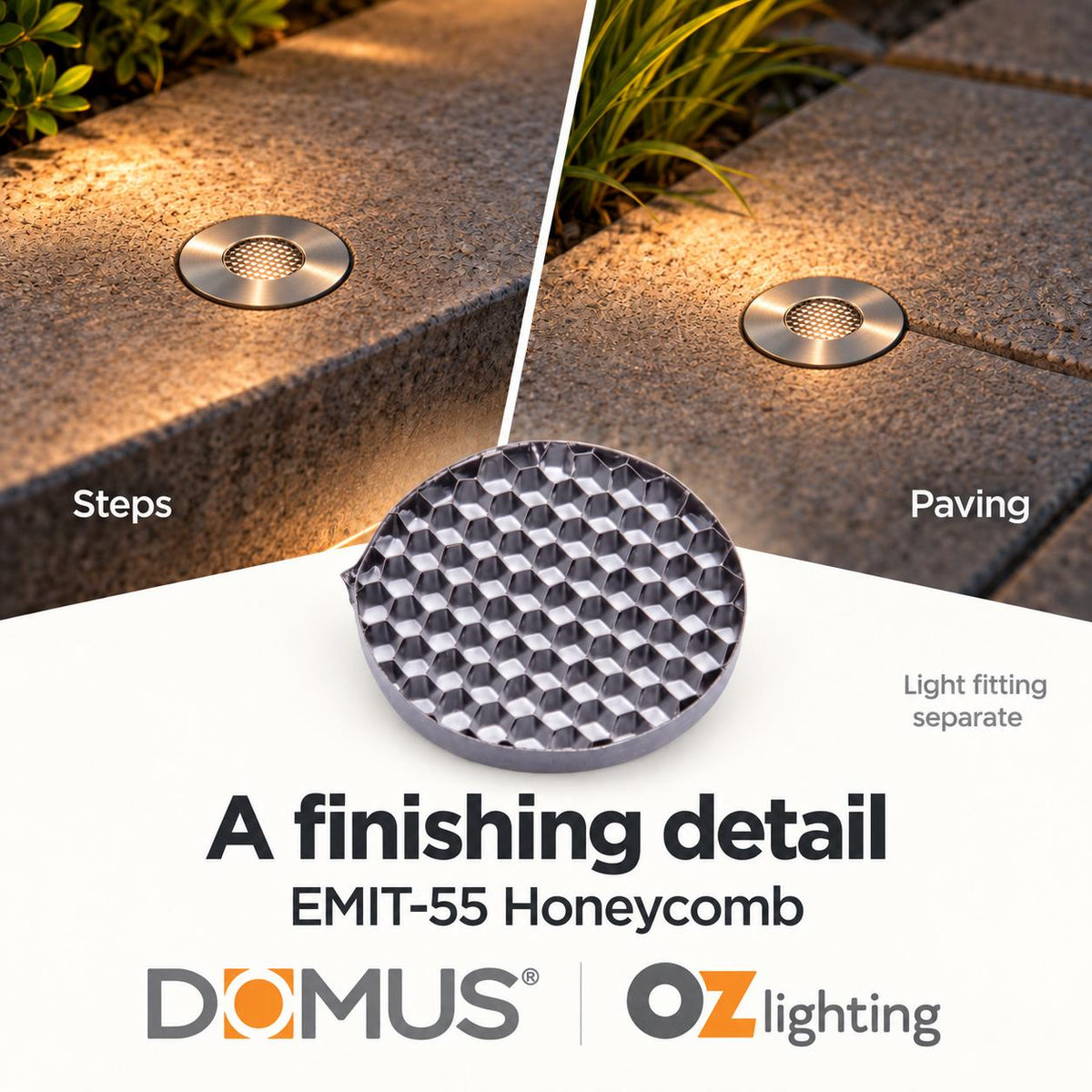 Domus EMIT-55-ACC Diffuser - & Lens Accessories to suit Domus EMIT-55 Series-Domus Lighting-Ozlighting.com.au
