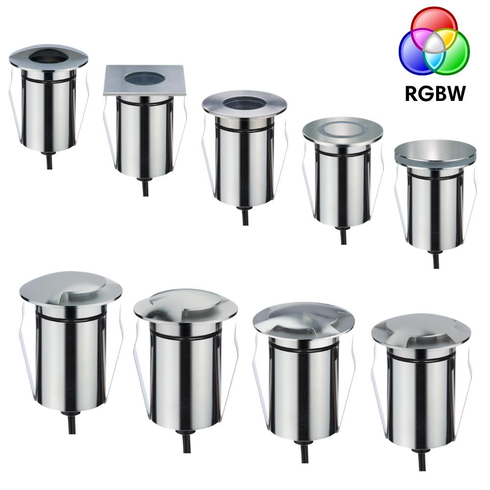 Domus EMIT-85-RGBW-STS- 6W LED 24V DC RGBW Recessed Inground Light IP67 Stainless Steel- DRIVER REQUIRED-Domus Lighting-Ozlighting.com.au