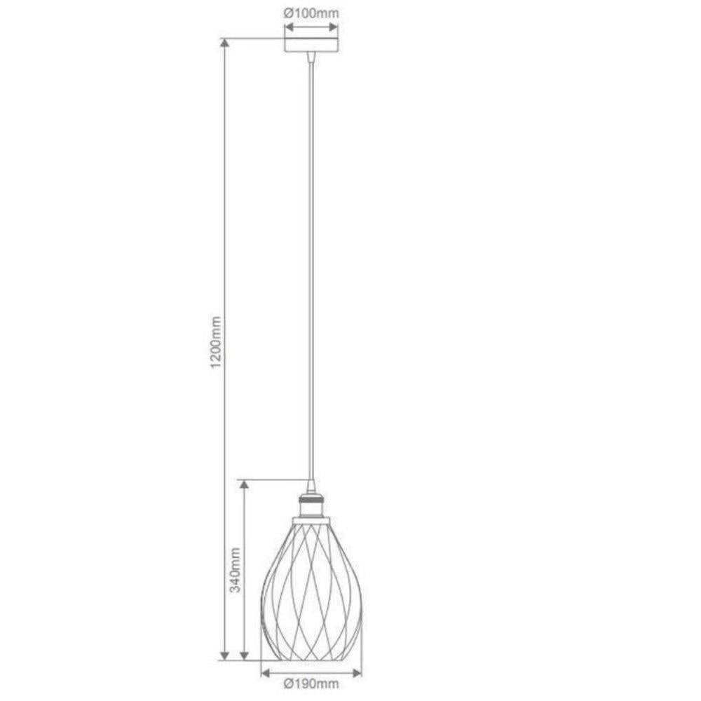 Domus EVELYN Pendant - 1 Light, Glass-Domus Lighting-Ozlighting.com.au