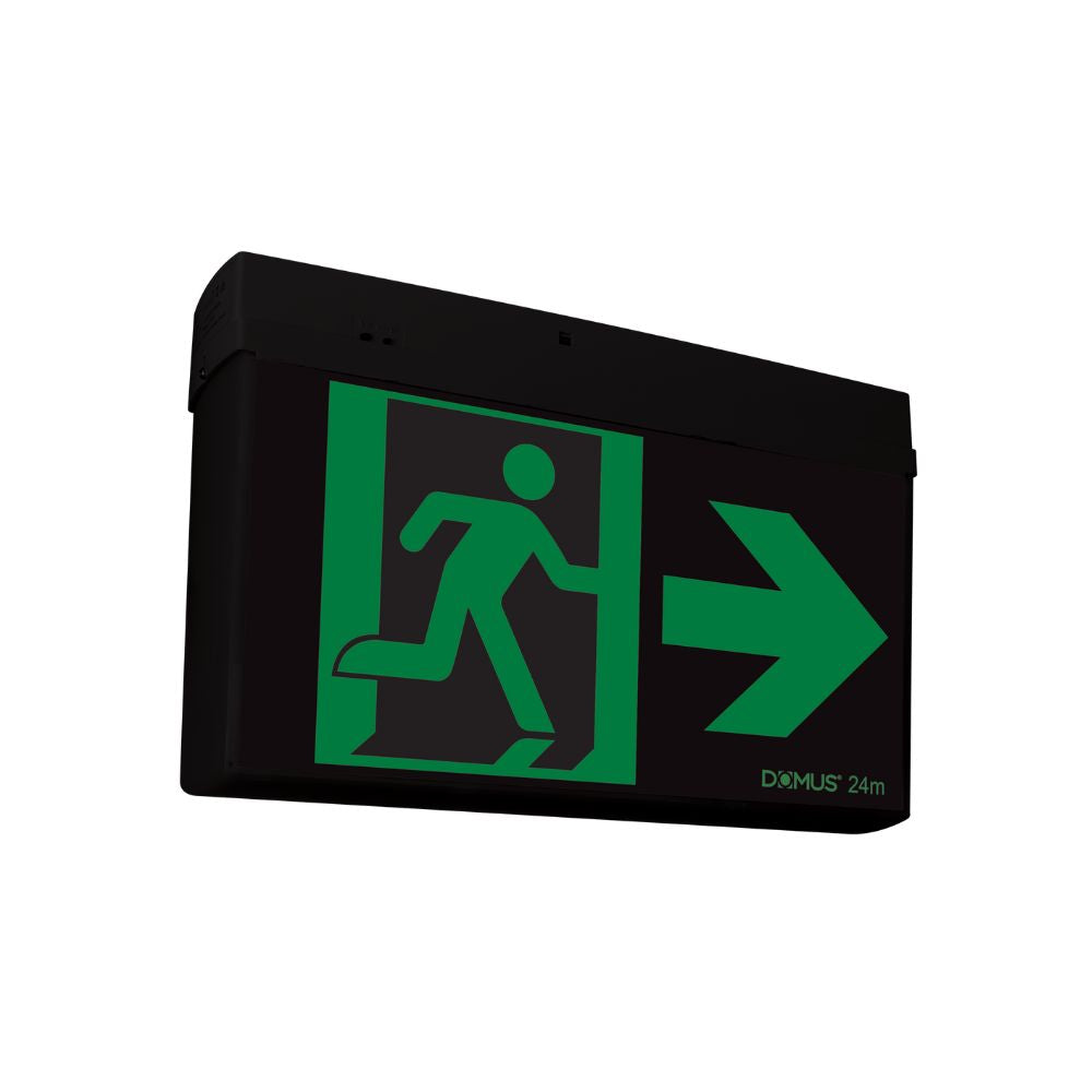 Domus EXIT-SM-24M LED Emergency Exit Sign - 3.5W, Surface Mounted-Domus Lighting-Ozlighting.com.au