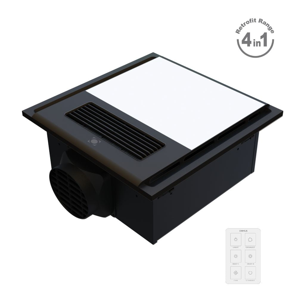 Domus HEATCORE - 4-In-1 Retrofit PTC Bathroom Heater-Domus Lighting-Ozlighting.com.au