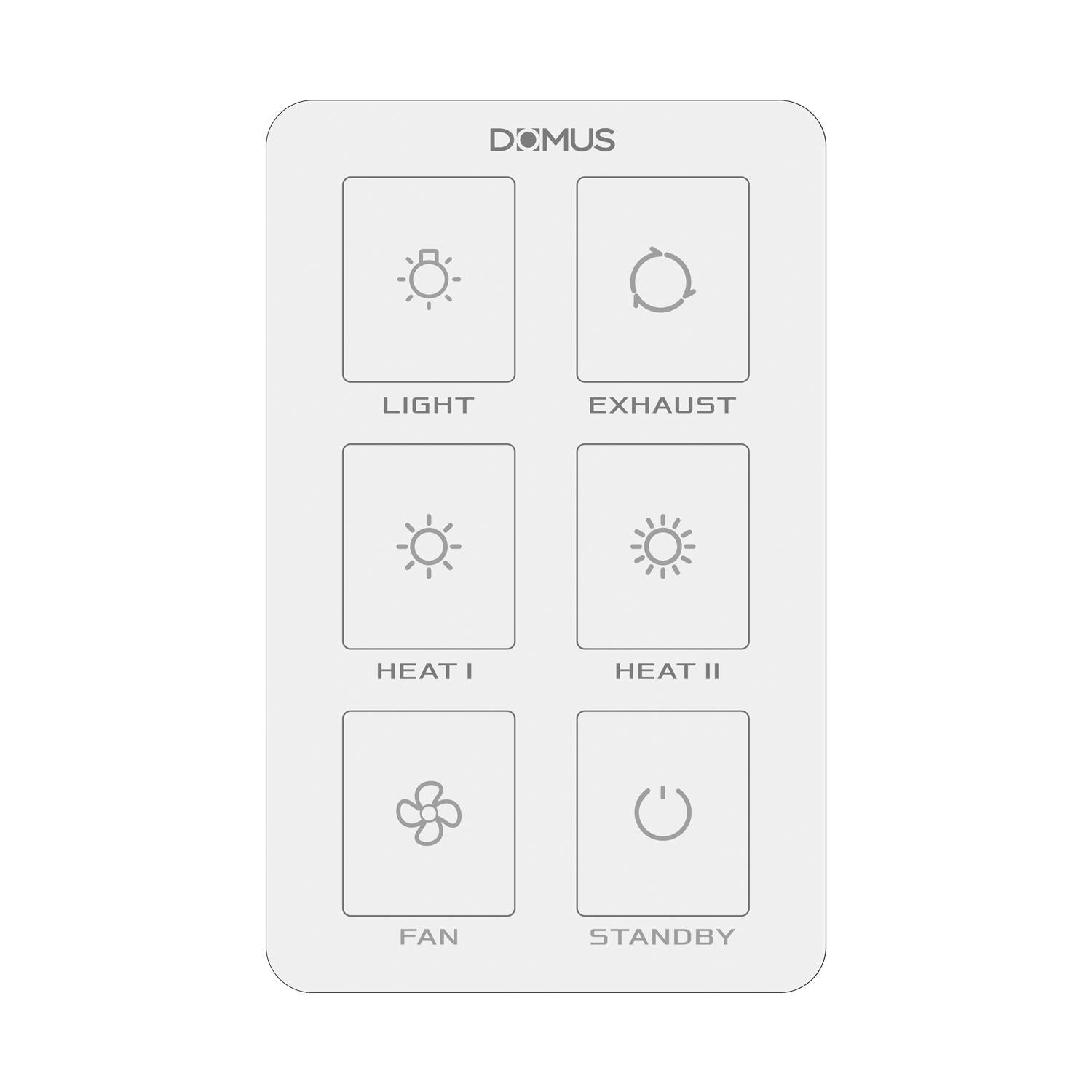 Domus HEATCORE - 4-In-1 Retrofit PTC Bathroom Heater-Domus Lighting-Ozlighting.com.au