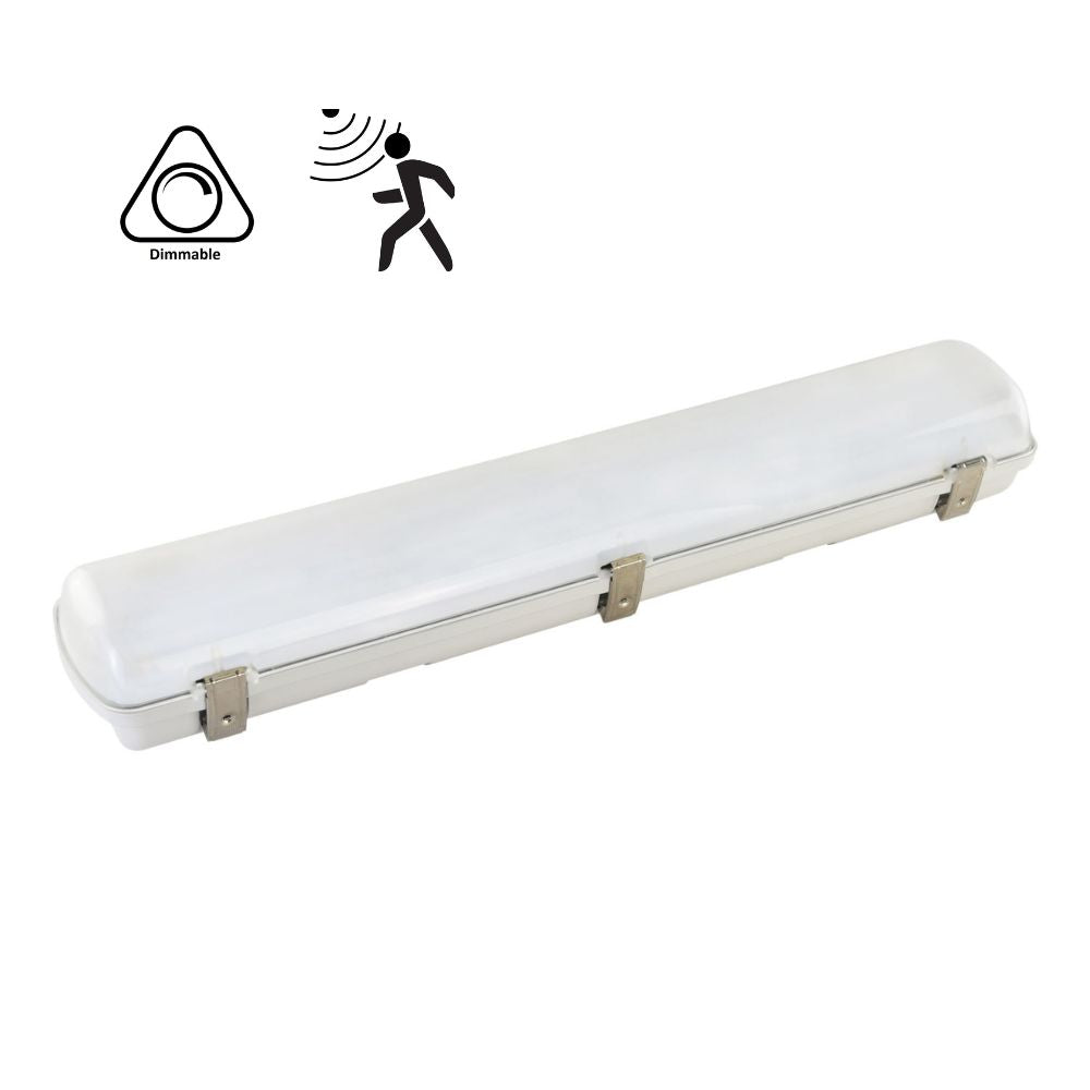 Domus HYDRO LED Batten Light - 15W/30W, IP65, Weatherproof, Optional Sensor-Domus Lighting-Ozlighting.com.au