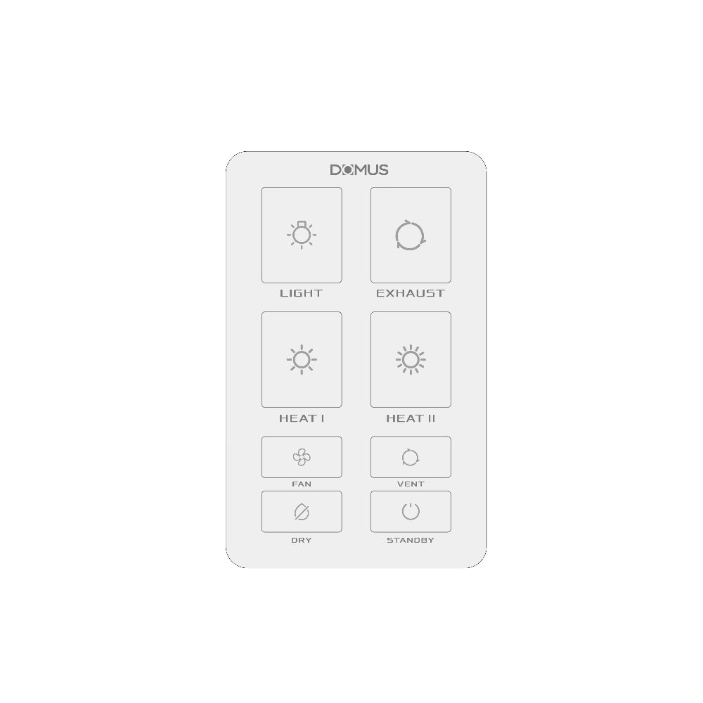 Domus INFINITY - 6-in-1 Premium PTC Bathroom Heater-Domus Lighting-Ozlighting.com.au