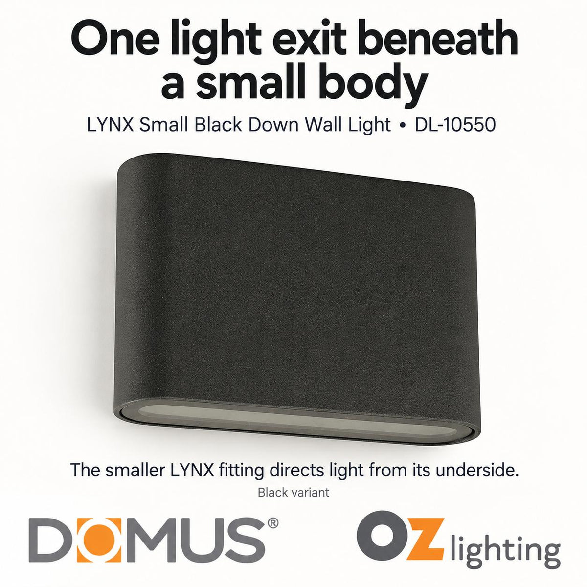 Domus LYNX LED Wall Light - 5W, 240V-Domus Lighting-Ozlighting.com.au