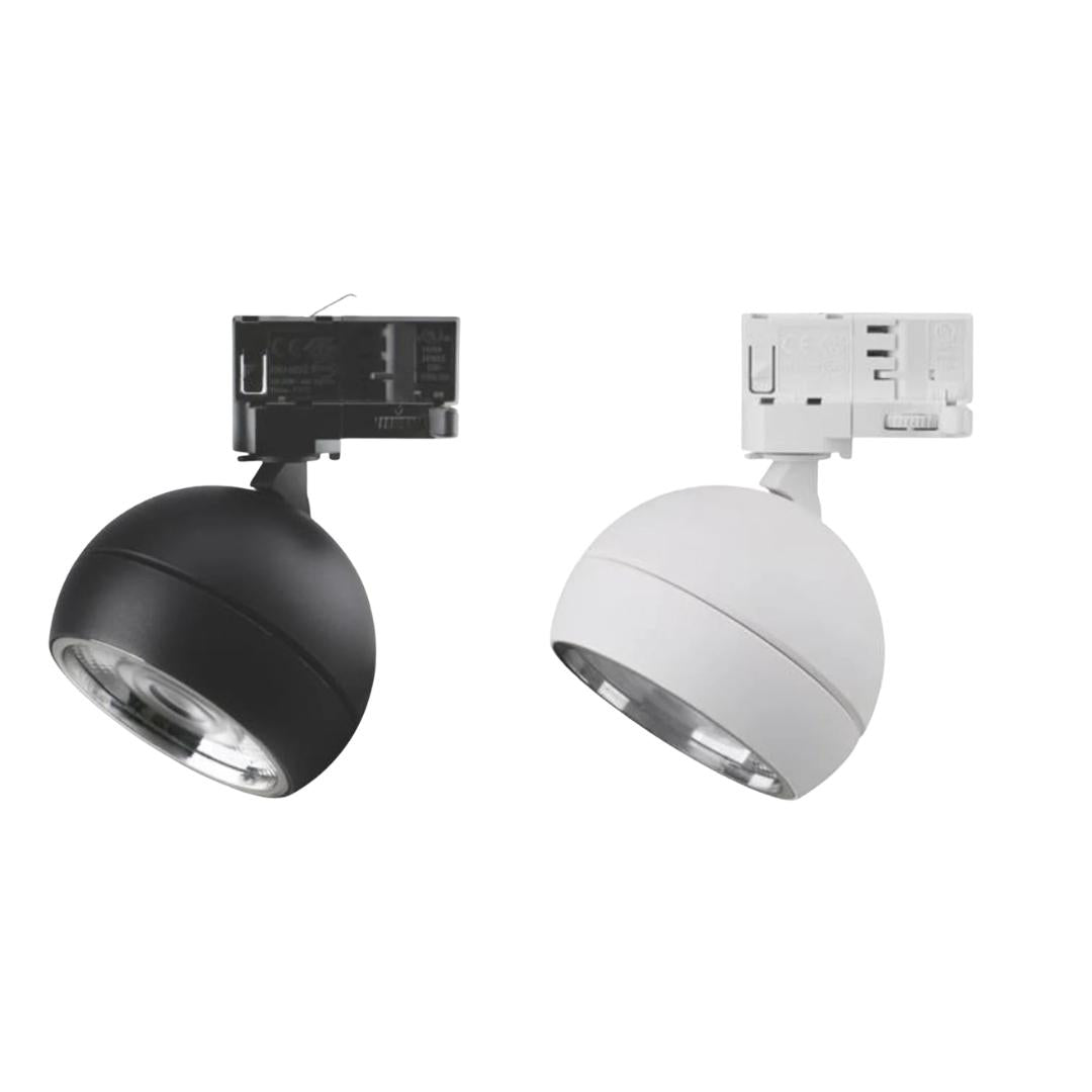 Domus MOON-TRK-FLOOD Tri-Colour LED Track Light - Black-Domus Lighting-Ozlighting.com.au