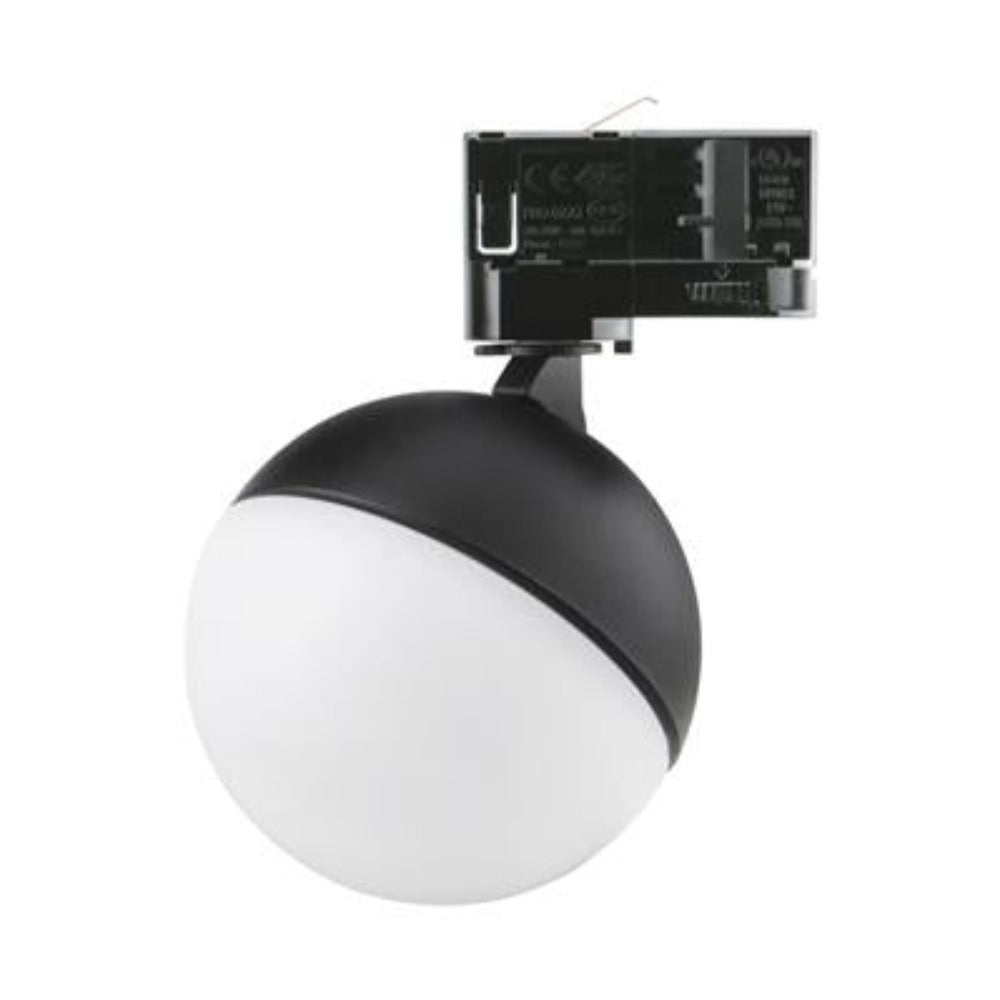 Domus MOON-TRK-OPAL Tri-Colour LED Track Light - Black-Domus Lighting-Ozlighting.com.au