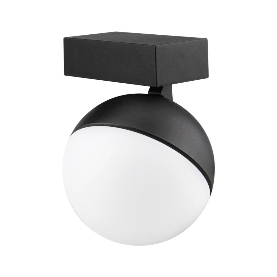 Domus MOON-WALL-OPAL Tri-Colour LED Wall Light - Black-Domus Lighting-Ozlighting.com.au