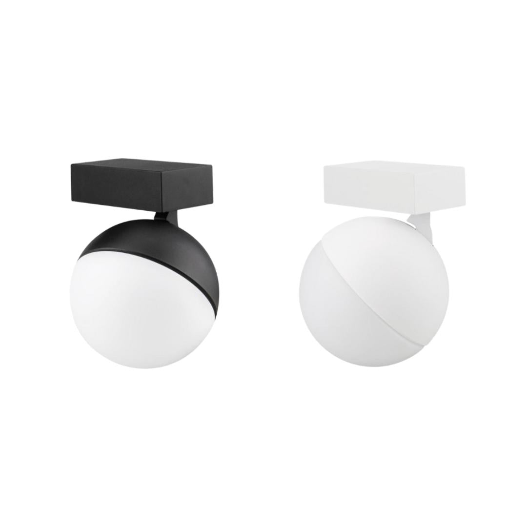 Domus MOON-WALL-OPAL Tri-Colour LED Wall Light - Black-Domus Lighting-Ozlighting.com.au
