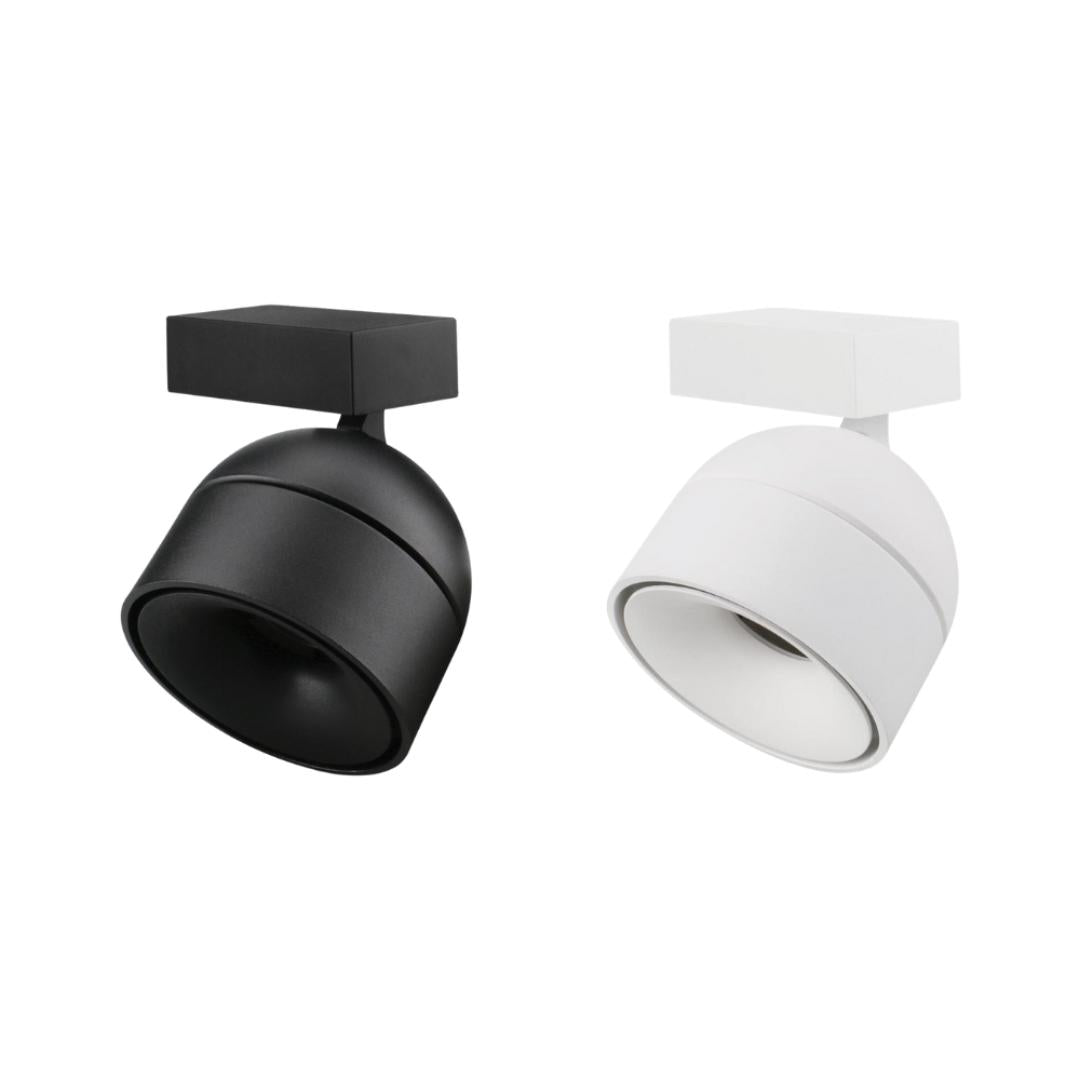 Domus MOON-WALL-TUBE Tri-Colour LED Wall Light - Black-Domus Lighting-Ozlighting.com.au