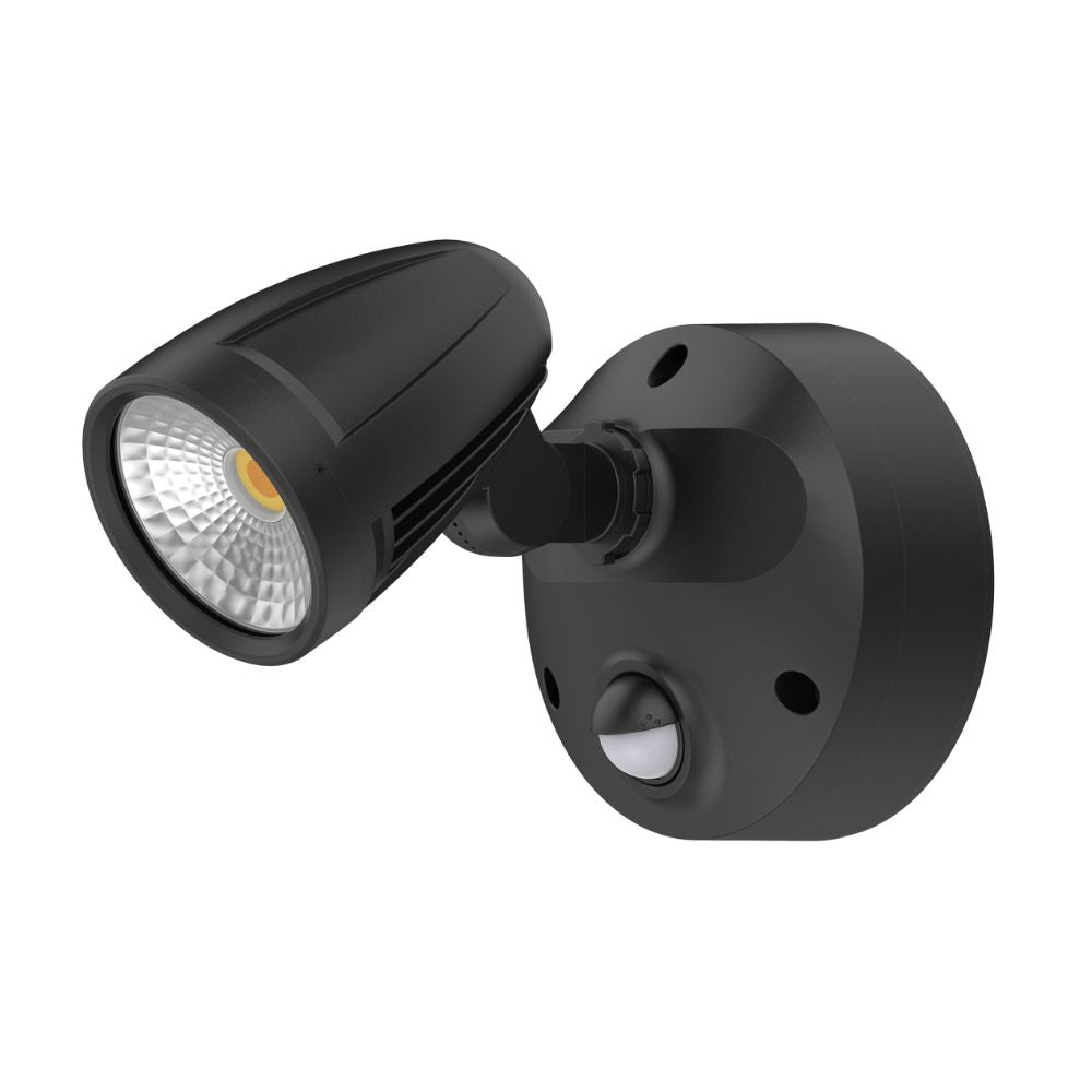 Domus MURO-MAX-16S LED Spotlight - 16W, Tri-Colour, IP65, Single, Sensor-Domus Lighting-Ozlighting.com.au