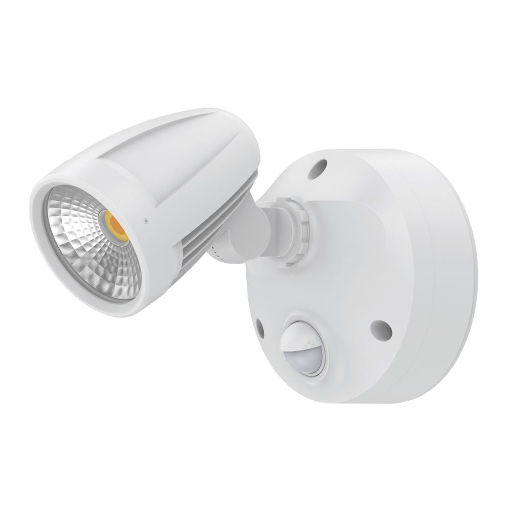 Domus MURO-MAX-16S LED Spotlight - 16W, Tri-Colour, IP65, Single, Sensor-Domus Lighting-Ozlighting.com.au