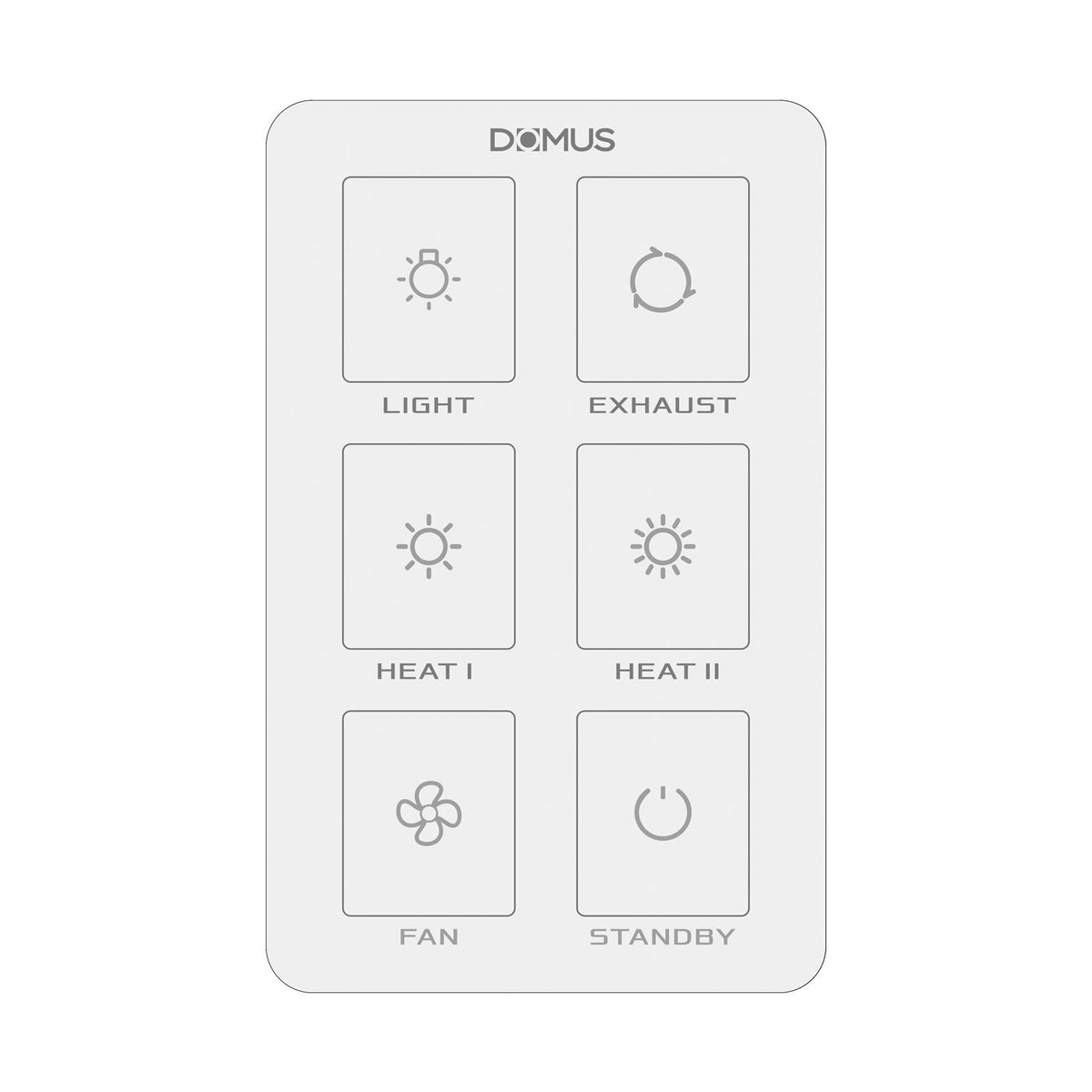 Domus BATHROOM HEATER REPLACEMENT SWITCH ORBIS-Ozlighting-Ozlighting.com.au