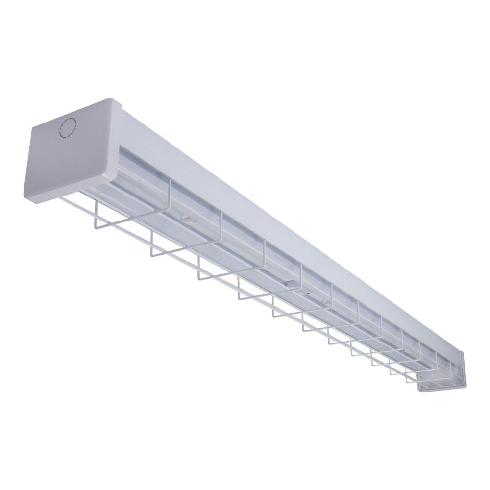 Domus PARK-120-WG 15W/30W LED Wide Body Wire Guard Batten - Tri-Colour, 1200mm, with Optional Sensor-Domus Lighting-Ozlighting.com.au