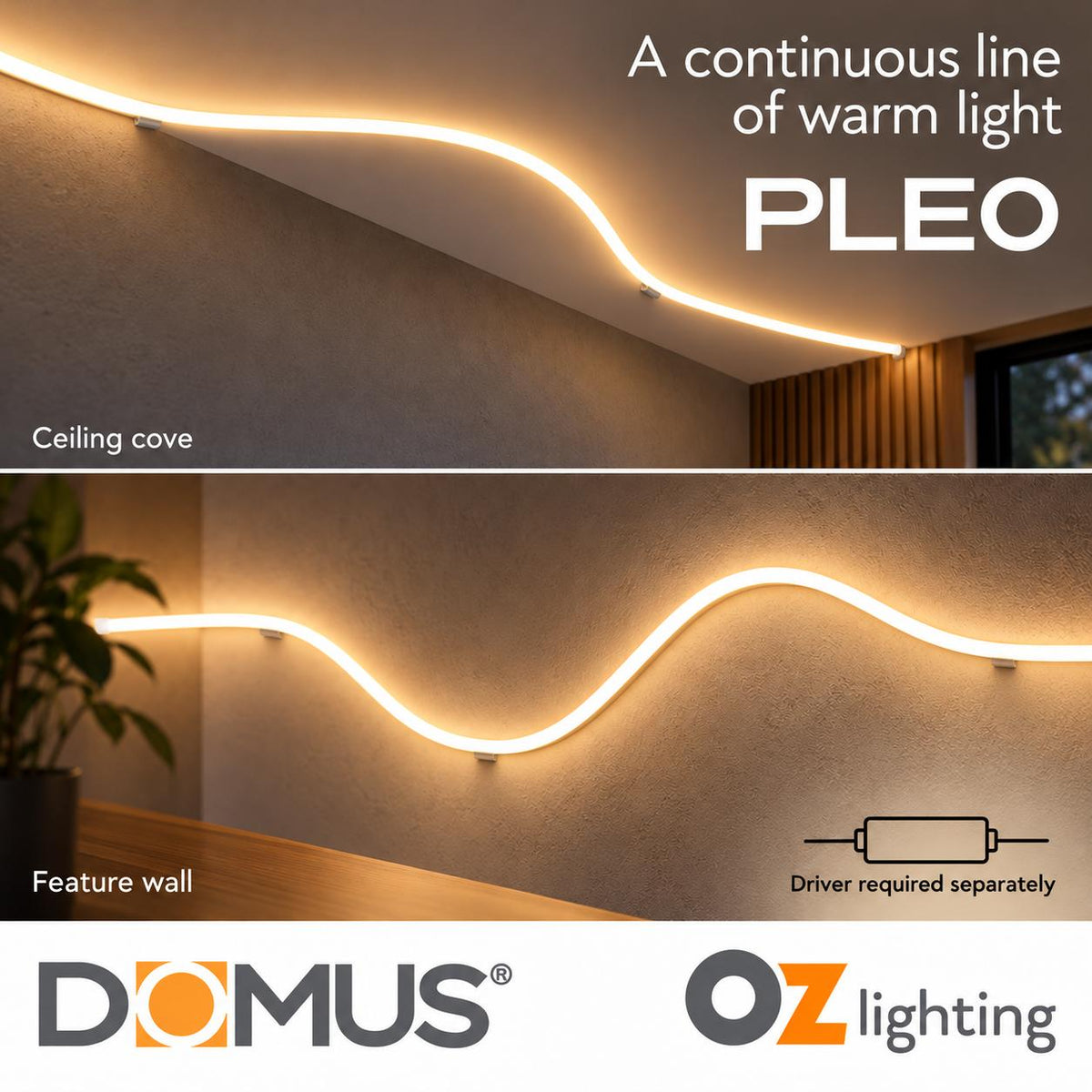 Domus PLEO LED Strip - 14.4W, 24V, Neon, IP66 - DRIVER REQUIRED-Domus Lighting-Ozlighting.com.au