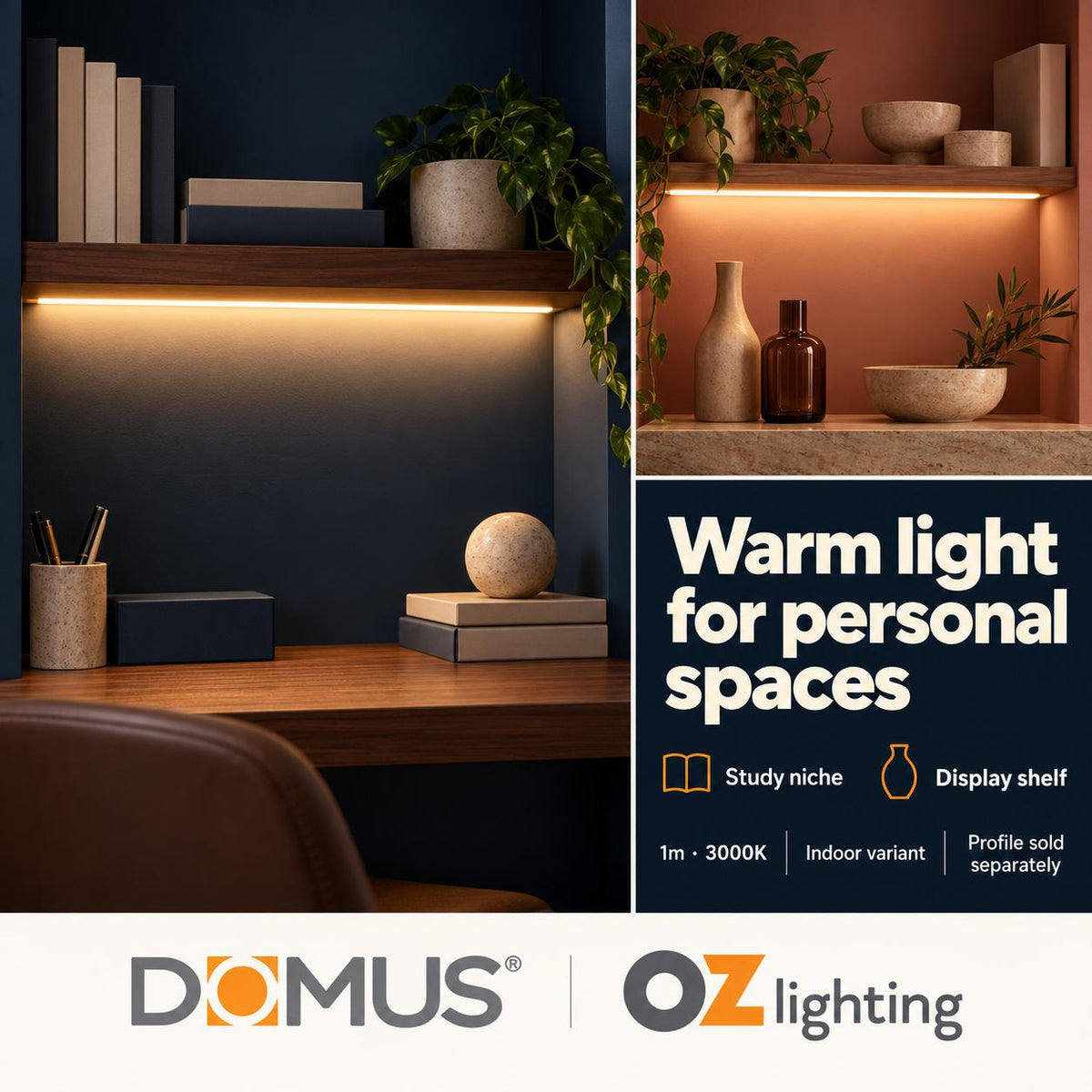 Domus PLEX 1 Metre 20W/m Warm White Outdoor Strip and Driver Bundle-Domus Lighting-Ozlighting.com.au