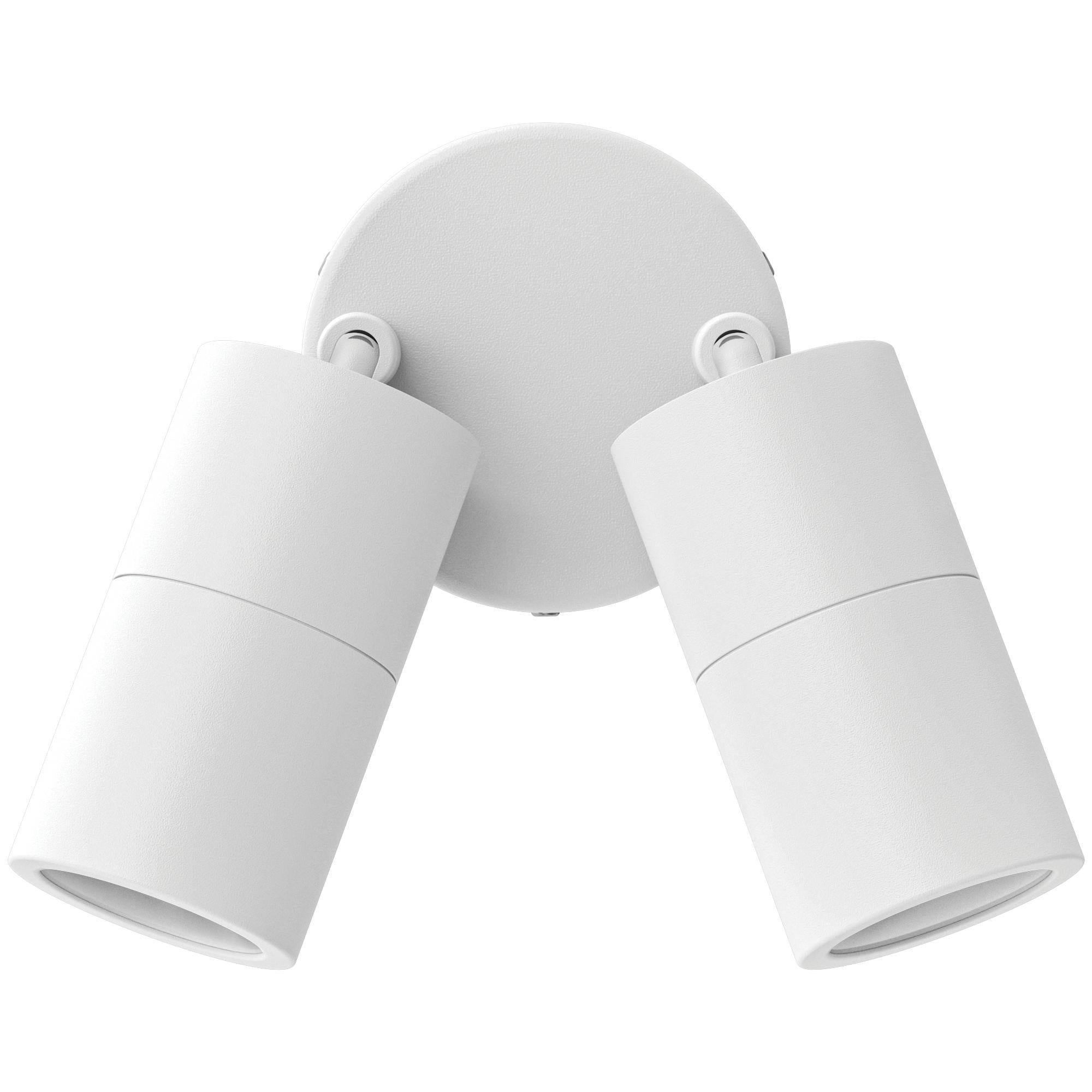 Domus SHADOW-2-ADJ - 2x6W 3-CCT GU10 Exterior Adjustable LED Spotlight IP65-Domus Lighting-Ozlighting.com.au