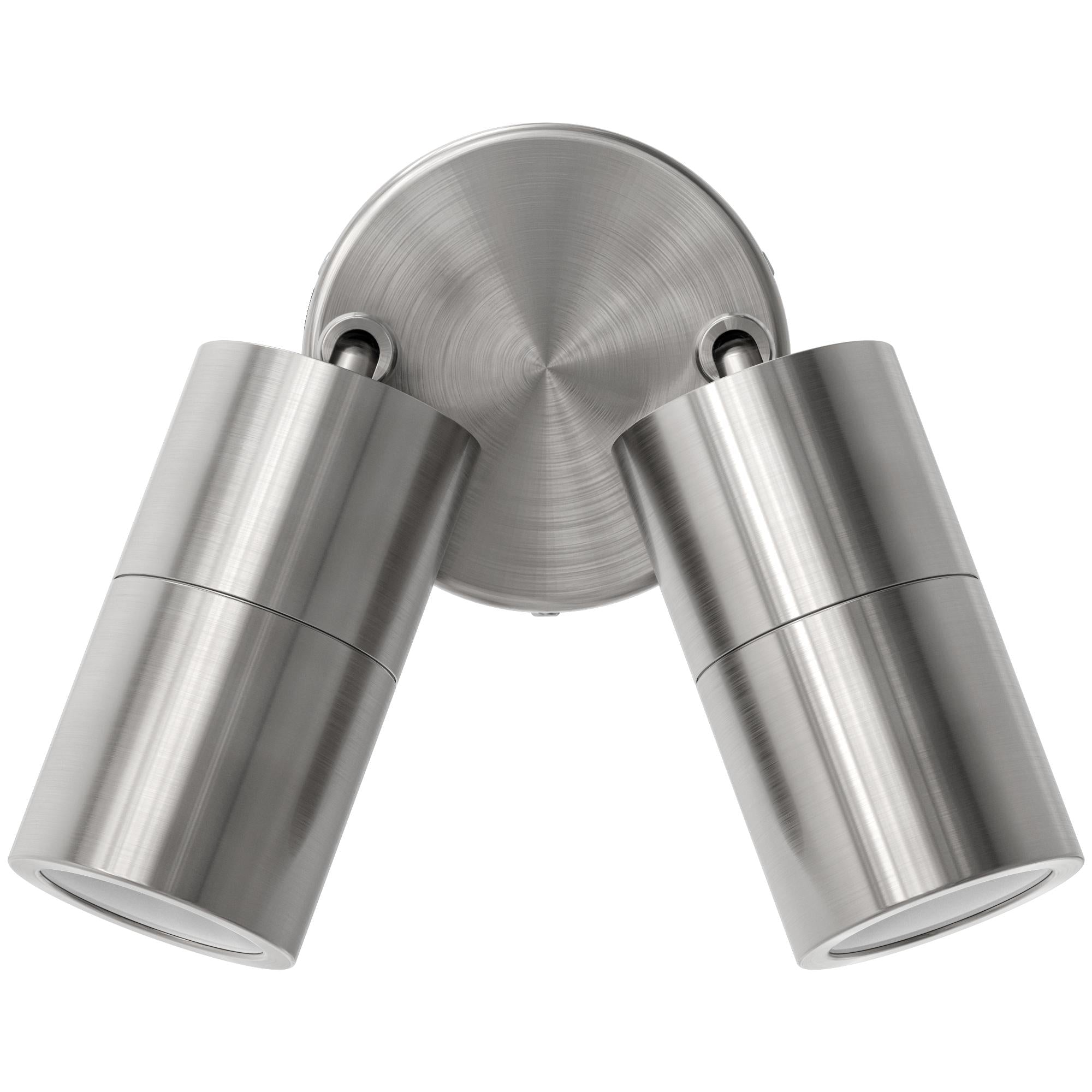 Domus SHADOW-2-ADJ - 2x6W 3-CCT GU10 Exterior Adjustable LED Spotlight IP65-Domus Lighting-Ozlighting.com.au