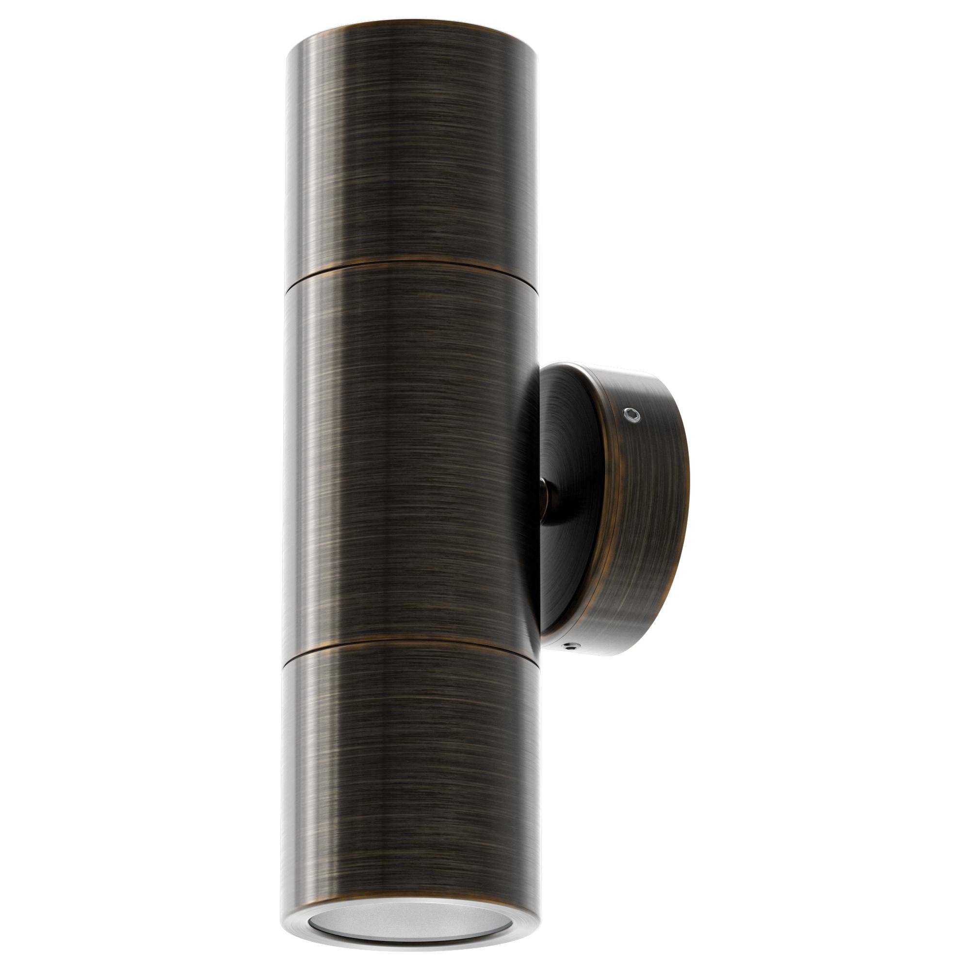 Domus SHADOW-2WB - 2 x 6W 3-CCT GU10 Up/Down Exterior LED Wall Light IP65-Domus Lighting-Ozlighting.com.au