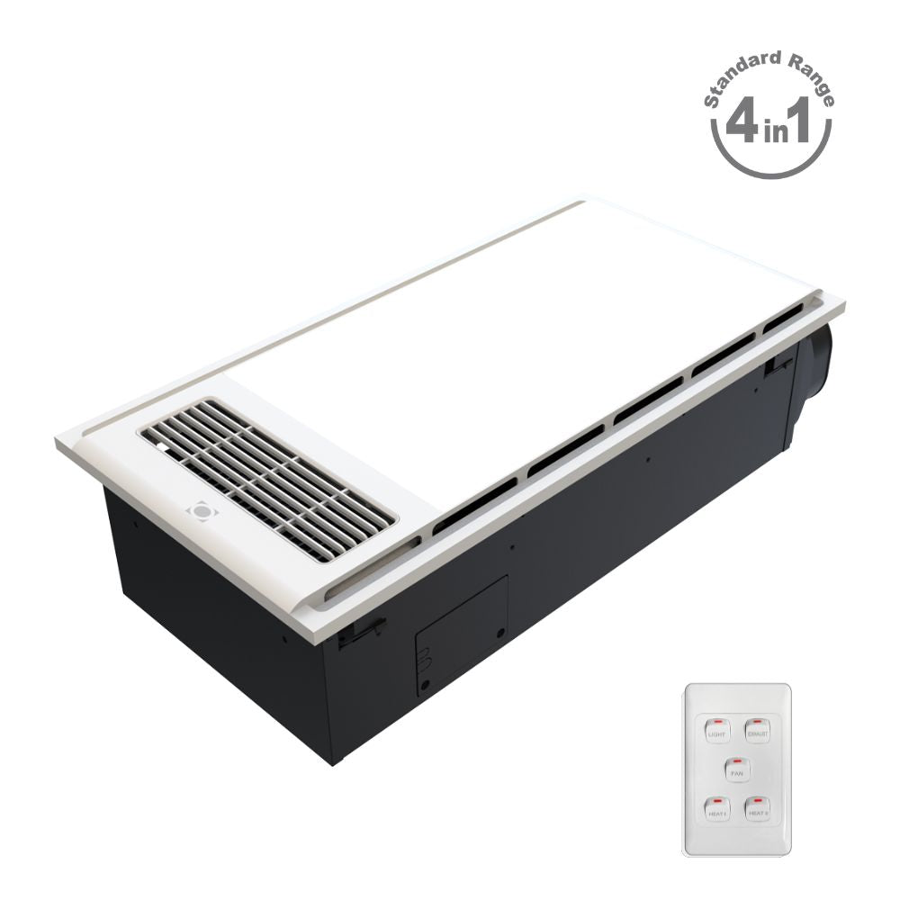 Domus TROPIX - 4-In-1 PTC Bathroom Heater-Domus Lighting-Ozlighting.com.au