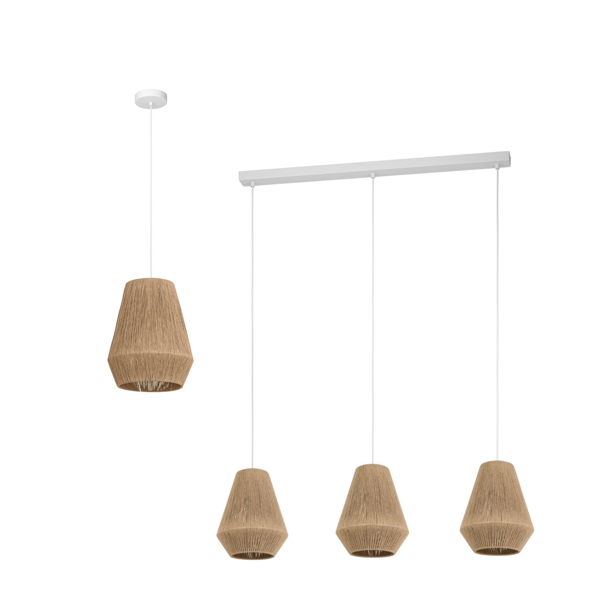 Eglo ALDERNEY - 1/3 Light Pendant-Eglo-Ozlighting.com.au