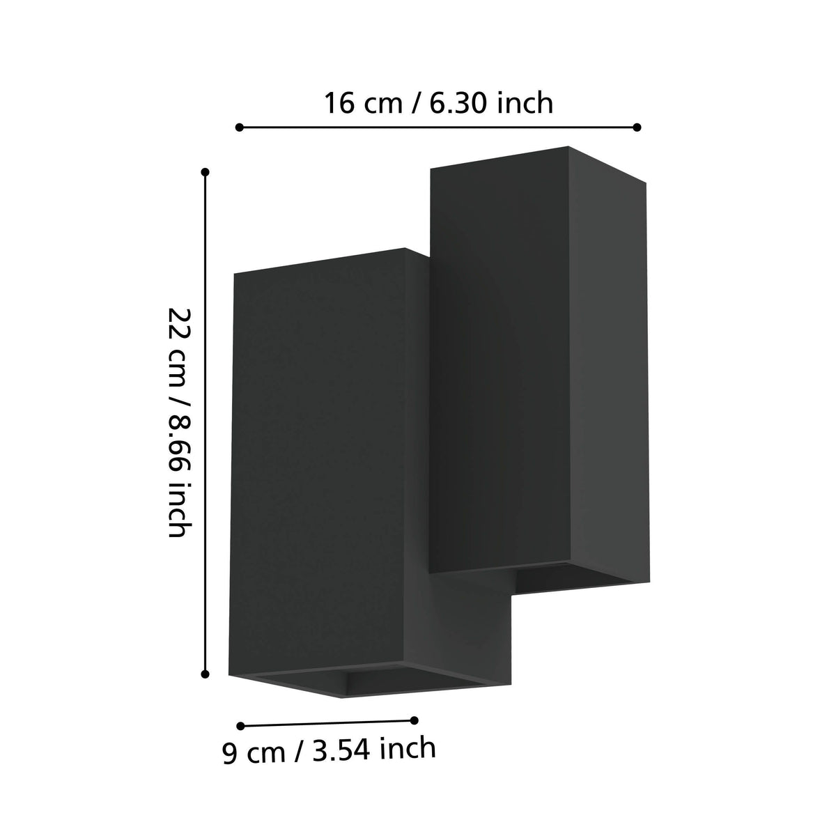 Eglo BLAKE 4-Light Wall Light - GU10-Eglo-Ozlighting.com.au