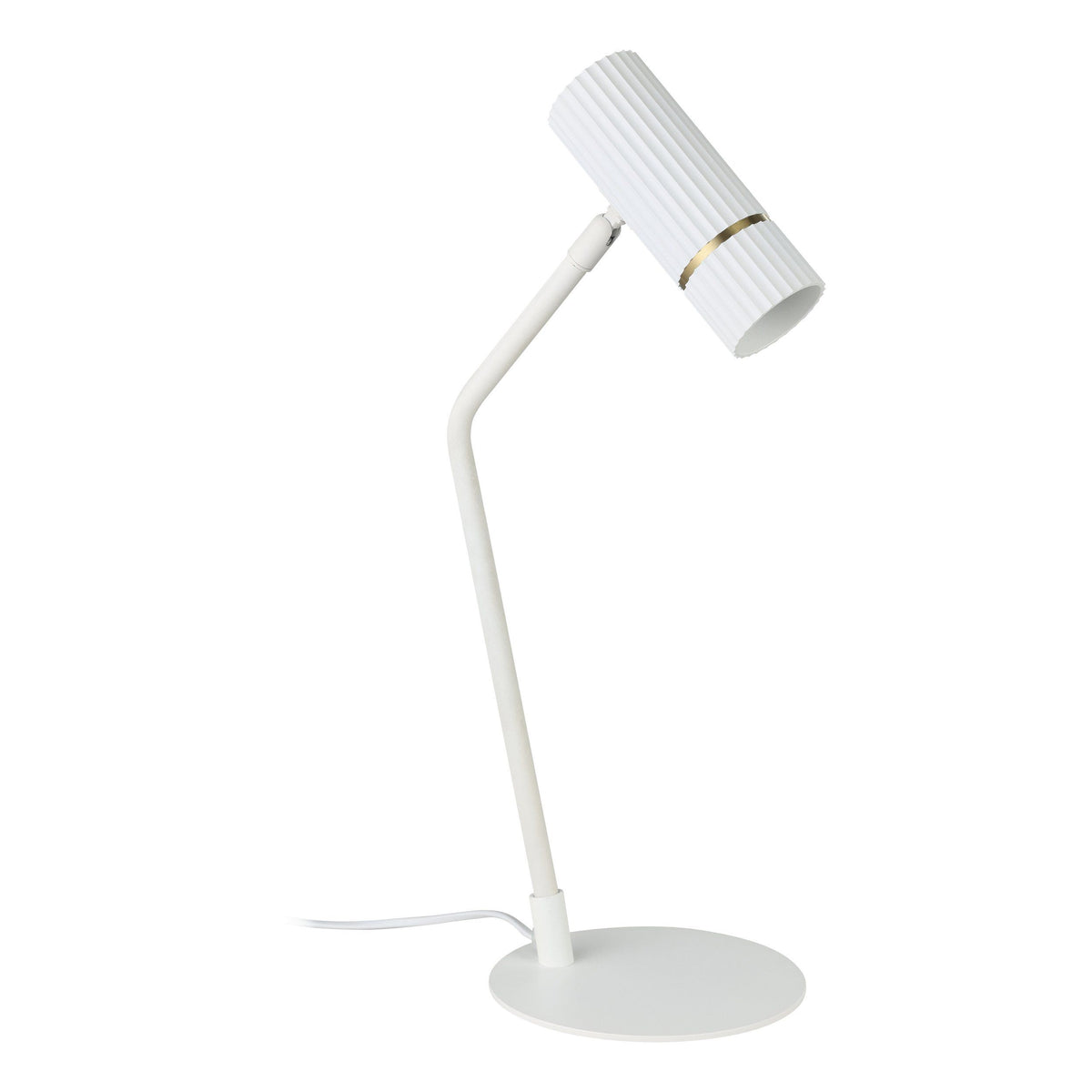 Eglo CAMINIA Table Lamp - White and Brass-Eglo-Ozlighting.com.au