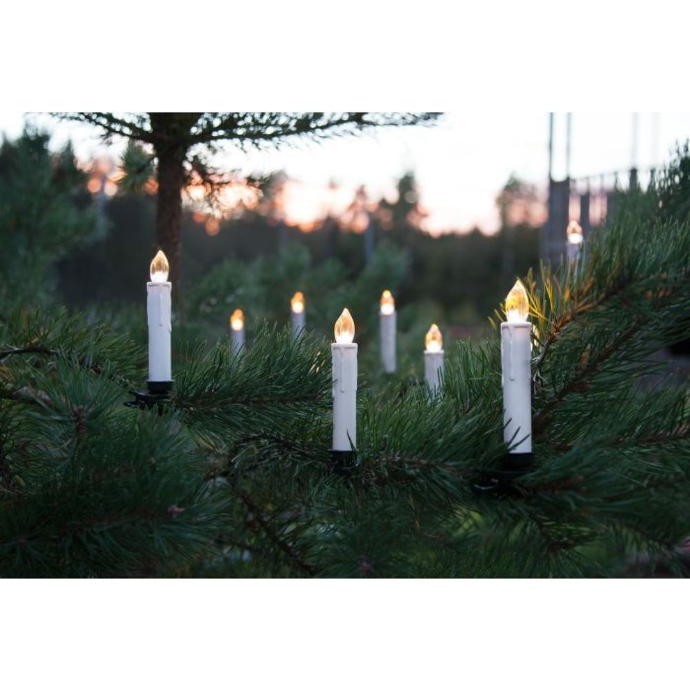 Eglo CHRISTMAS - Clip on Candles x10 with Remote-Eglo-Ozlighting.com.au