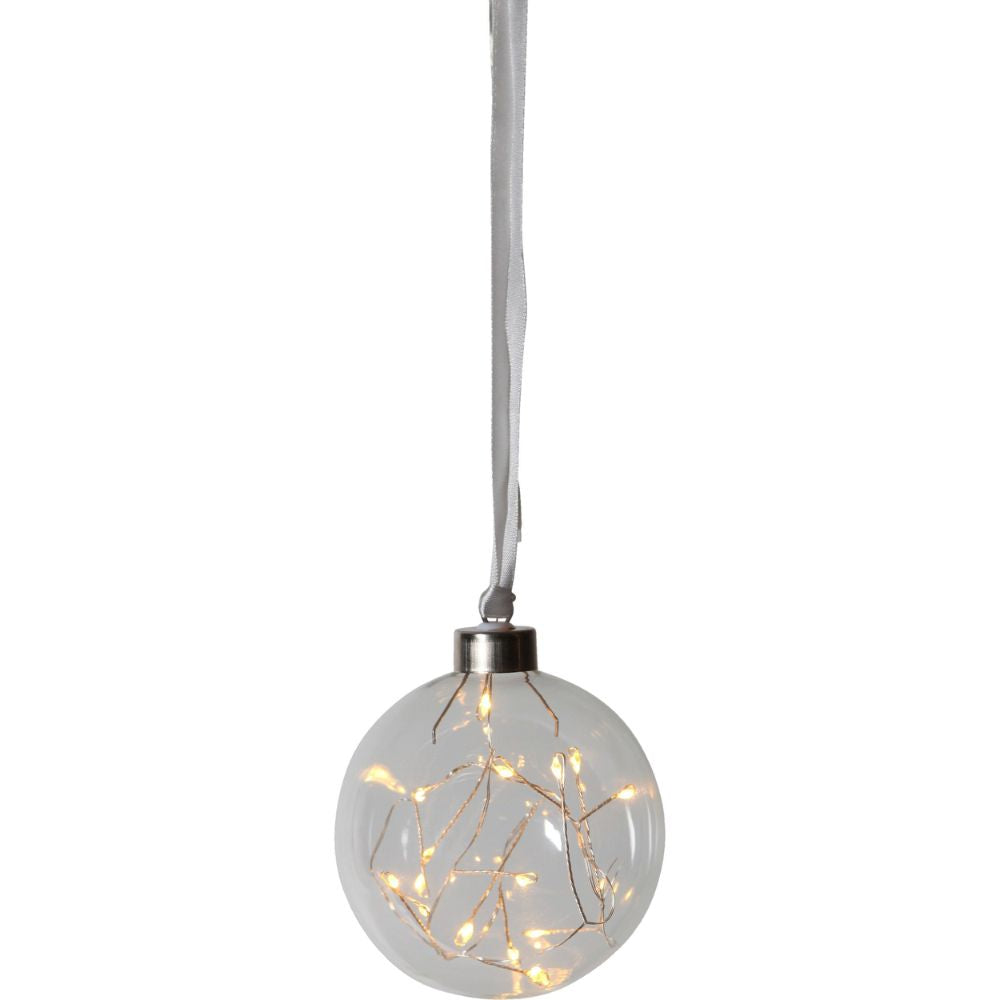 Eglo CHRISTMAS - .012W Glow Hanging Ball Decoration-Eglo-Ozlighting.com.au