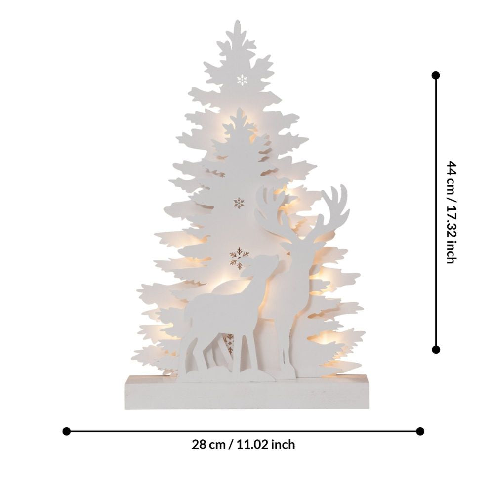 Eglo CHRISTMAS - .03W Fauna Tree/Reindeer Decoration-Eglo-Ozlighting.com.au