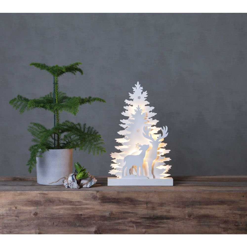 Eglo CHRISTMAS - .03W Fauna Tree/Reindeer Decoration-Eglo-Ozlighting.com.au