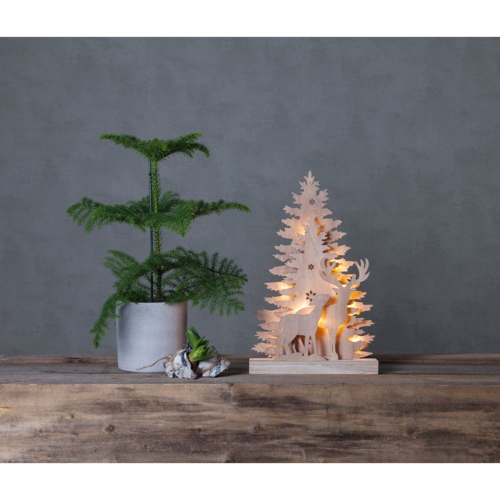 Eglo CHRISTMAS - .03W Fauna Tree/Reindeer Decoration-Eglo-Ozlighting.com.au