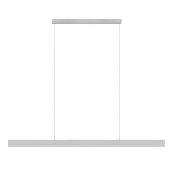 Eglo CLIMENE 2 - 2 Light Brushed Aluminium Linear LED Pendant-Eglo-Ozlighting.com.au