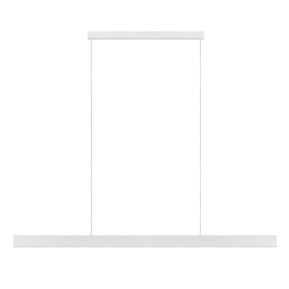 Eglo CLIMENE 2 - 2 Light White Aluminium Linear LED Pendant-Eglo-Ozlighting.com.au