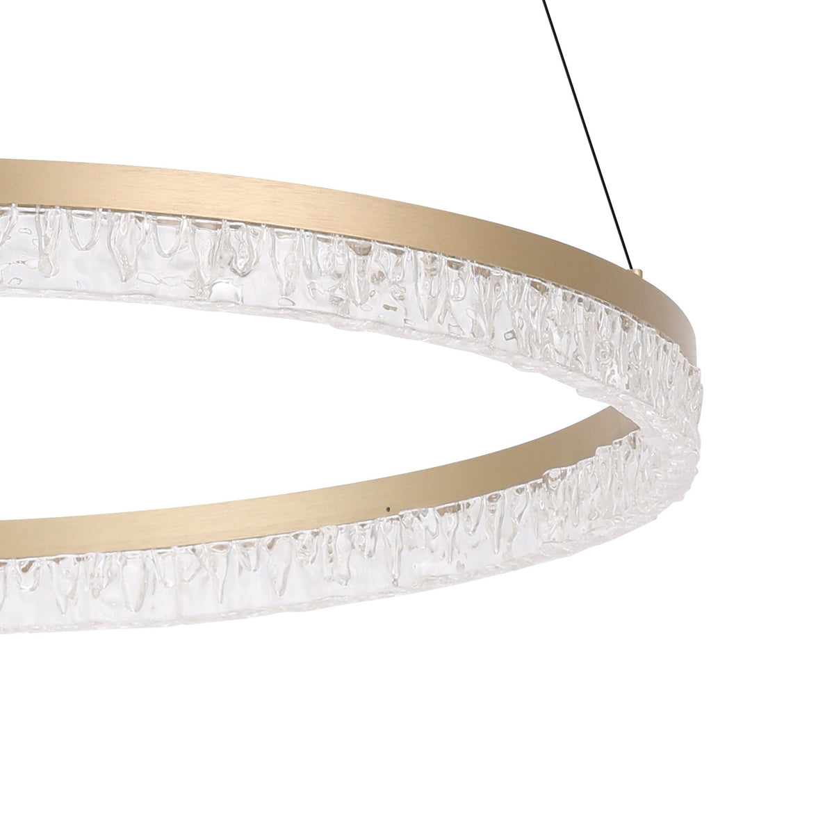 Eglo FLORENCIA LED Pendant - 800mm Ring, Gold-Eglo-Ozlighting.com.au