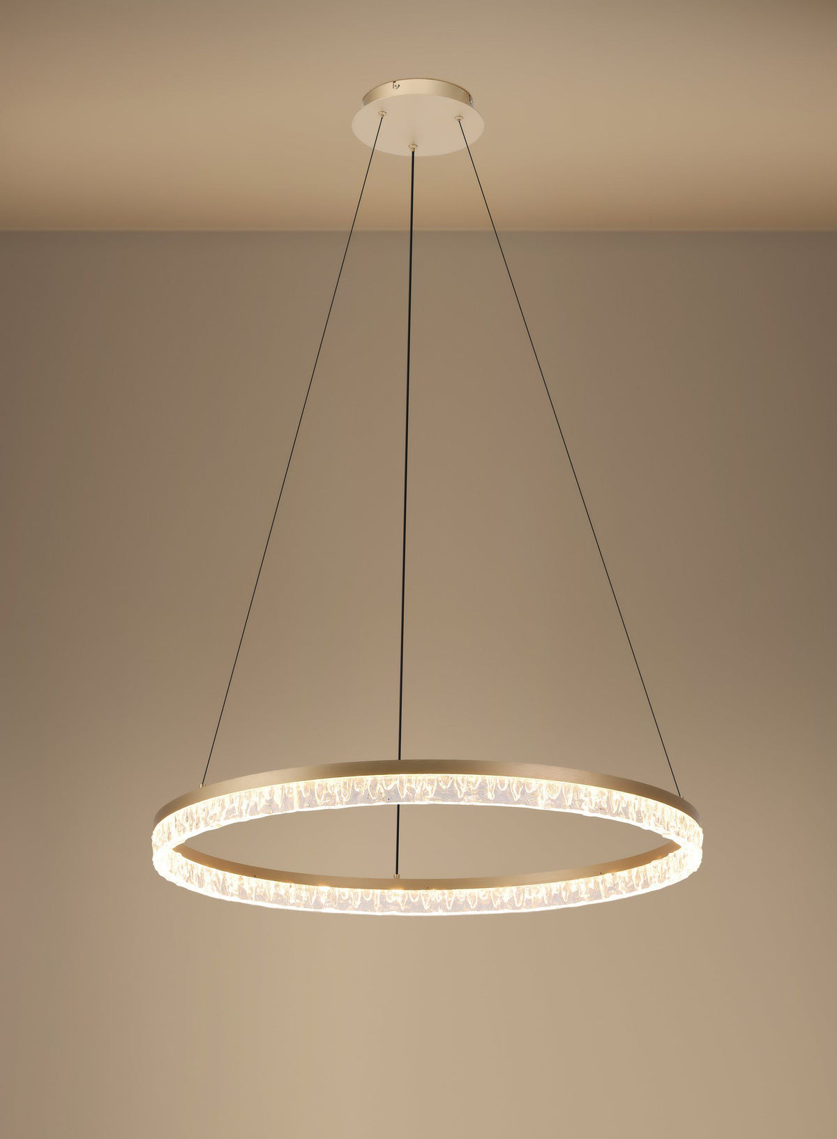 Eglo FLORENCIA LED Pendant - 800mm Ring, Gold-Eglo-Ozlighting.com.au
