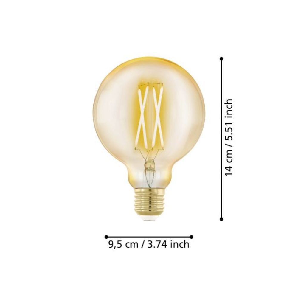 Eglo G95 Globe - 4W G95, E27-Eglo-Ozlighting.com.au