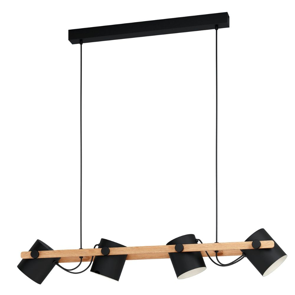 Eglo HORNWOOD Pendant - 3/4 Steel Light-Eglo-Ozlighting.com.au