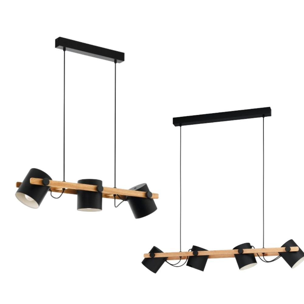 Eglo HORNWOOD Pendant - 3/4 Steel Light-Eglo-Ozlighting.com.au