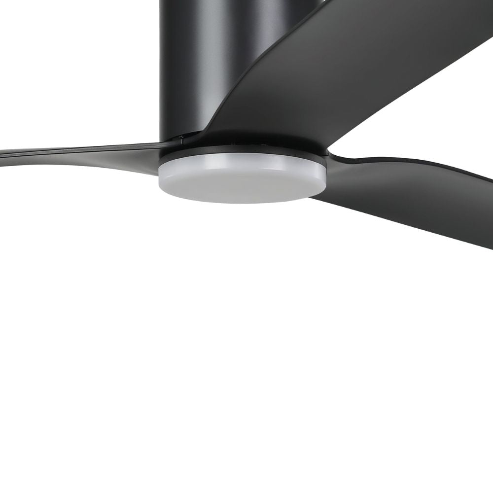 Eglo ILUKA - 3 Blade 60" 1500mm DC Hugger Ceiling Fan with LED Light-Eglo-Ozlighting.com.au