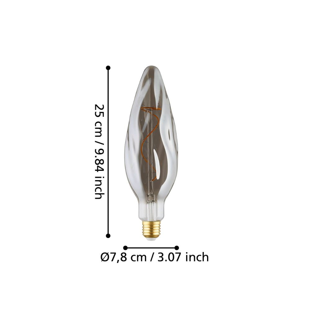 Eglo LED Globe - 4W Candle, E27-Eglo-Ozlighting.com.au