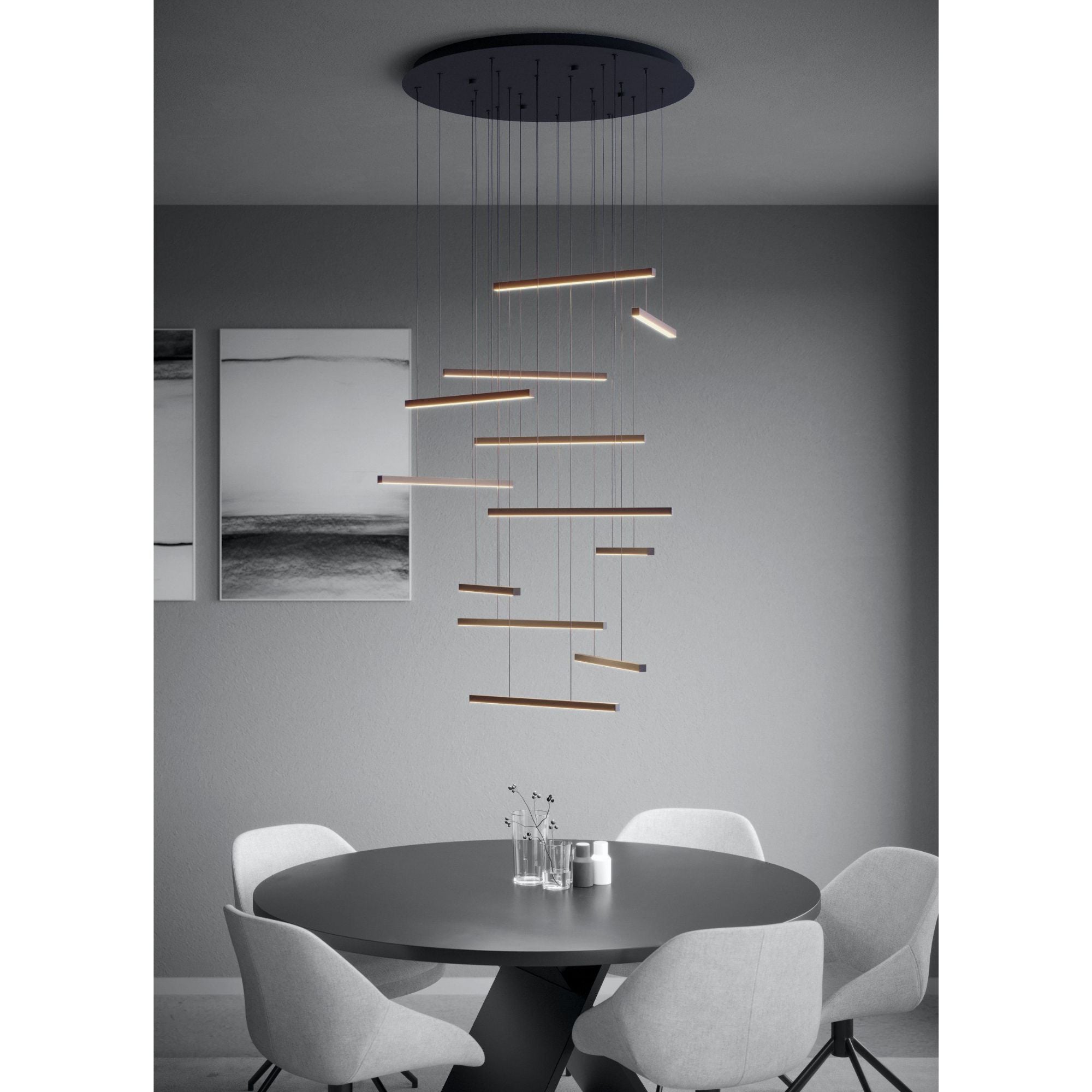 Eglo LINDOZA - 12 Light Pendant-Eglo-Ozlighting.com.au