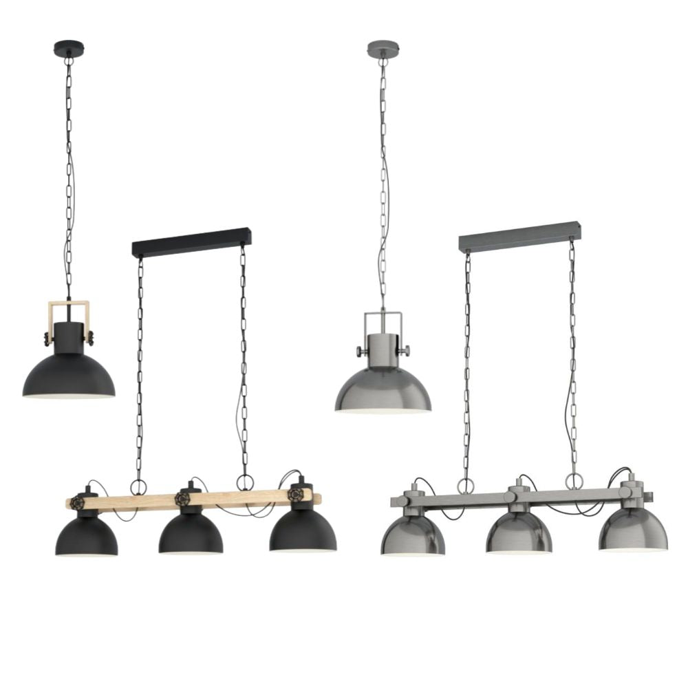 Eglo LUBENHAM Pendant - 1/3 Light-Eglo-Ozlighting.com.au