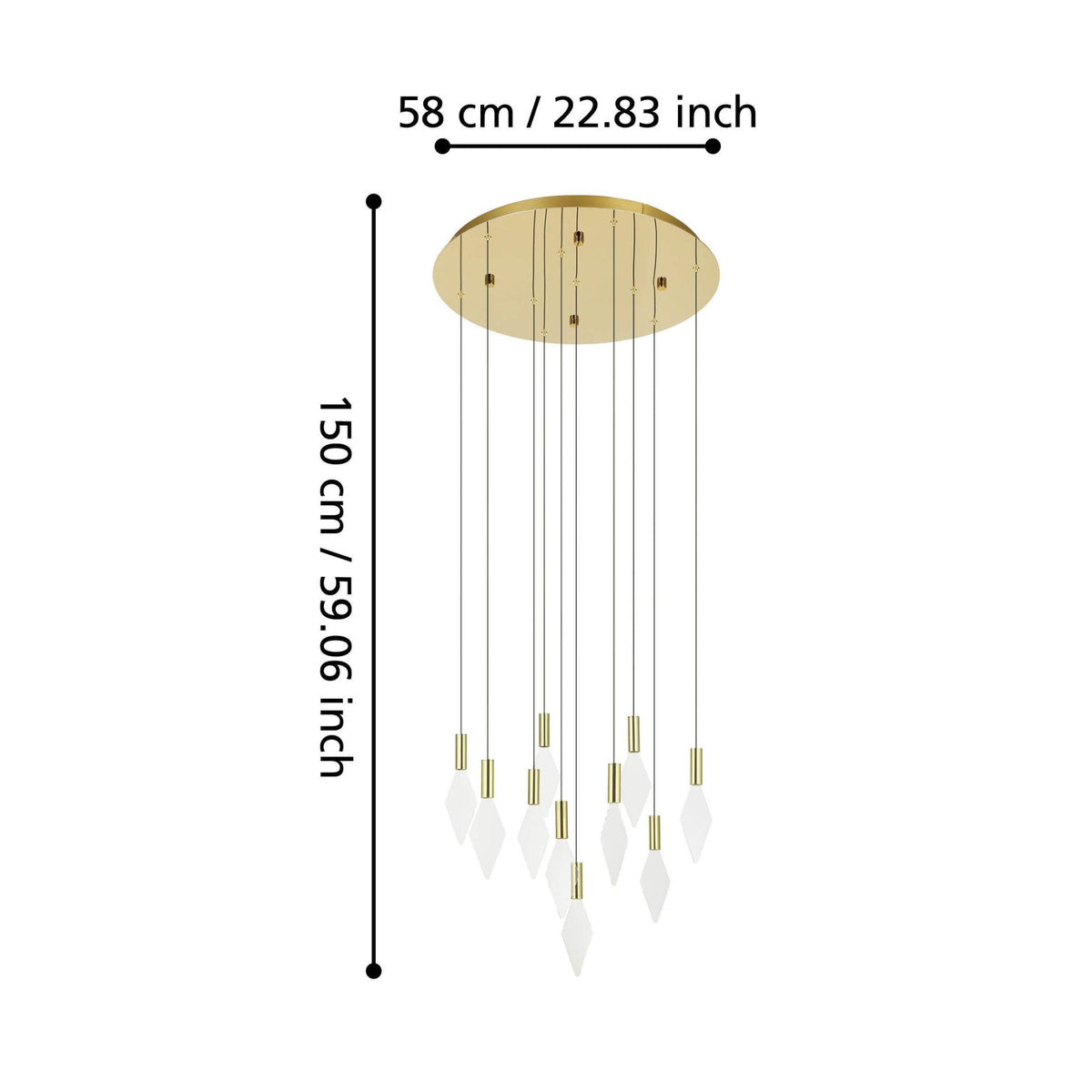 Eglo MIRADOR Pendant - 10/16 Light-Eglo-Ozlighting.com.au