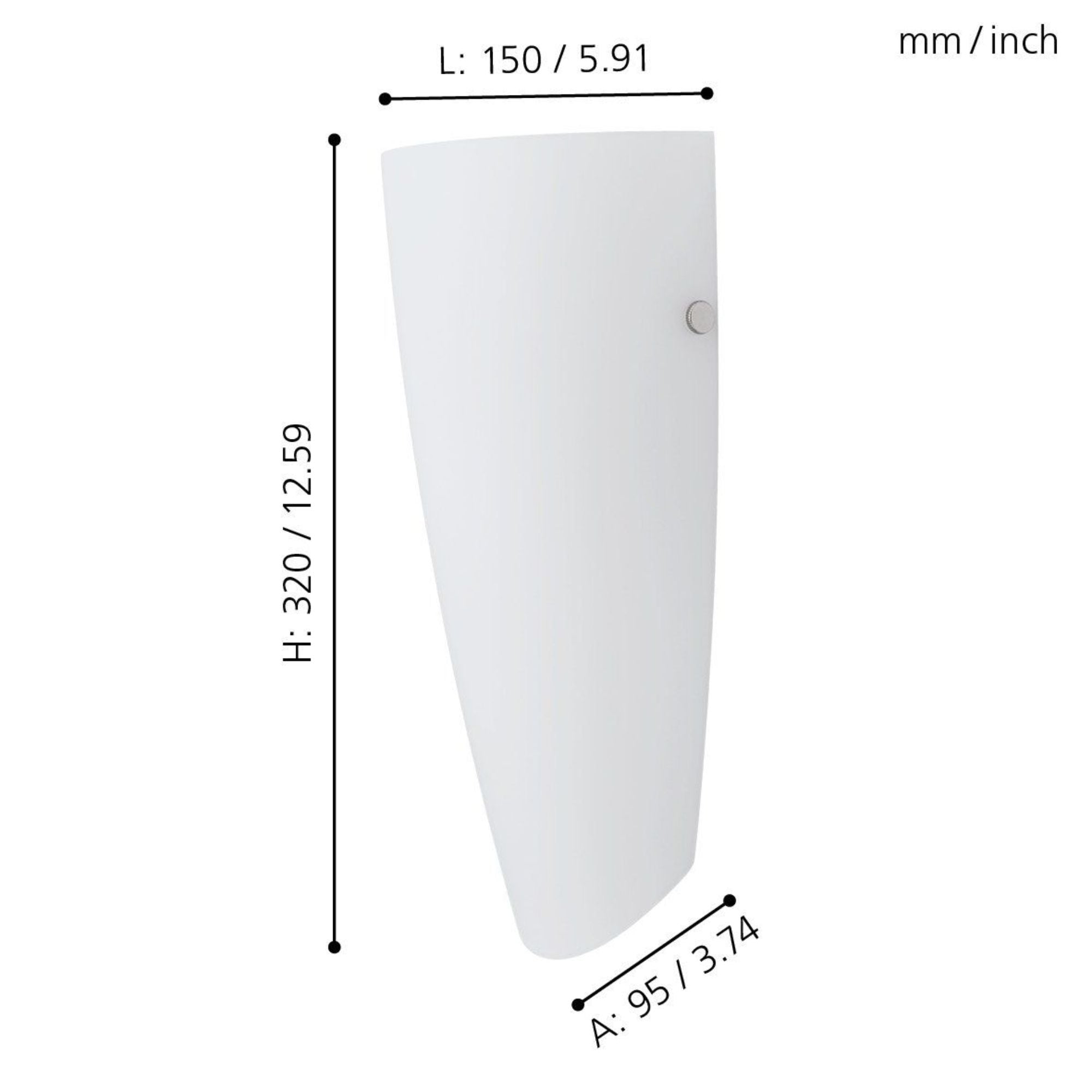 Eglo NEMO - 25W Wall Light-Eglo-Ozlighting.com.au