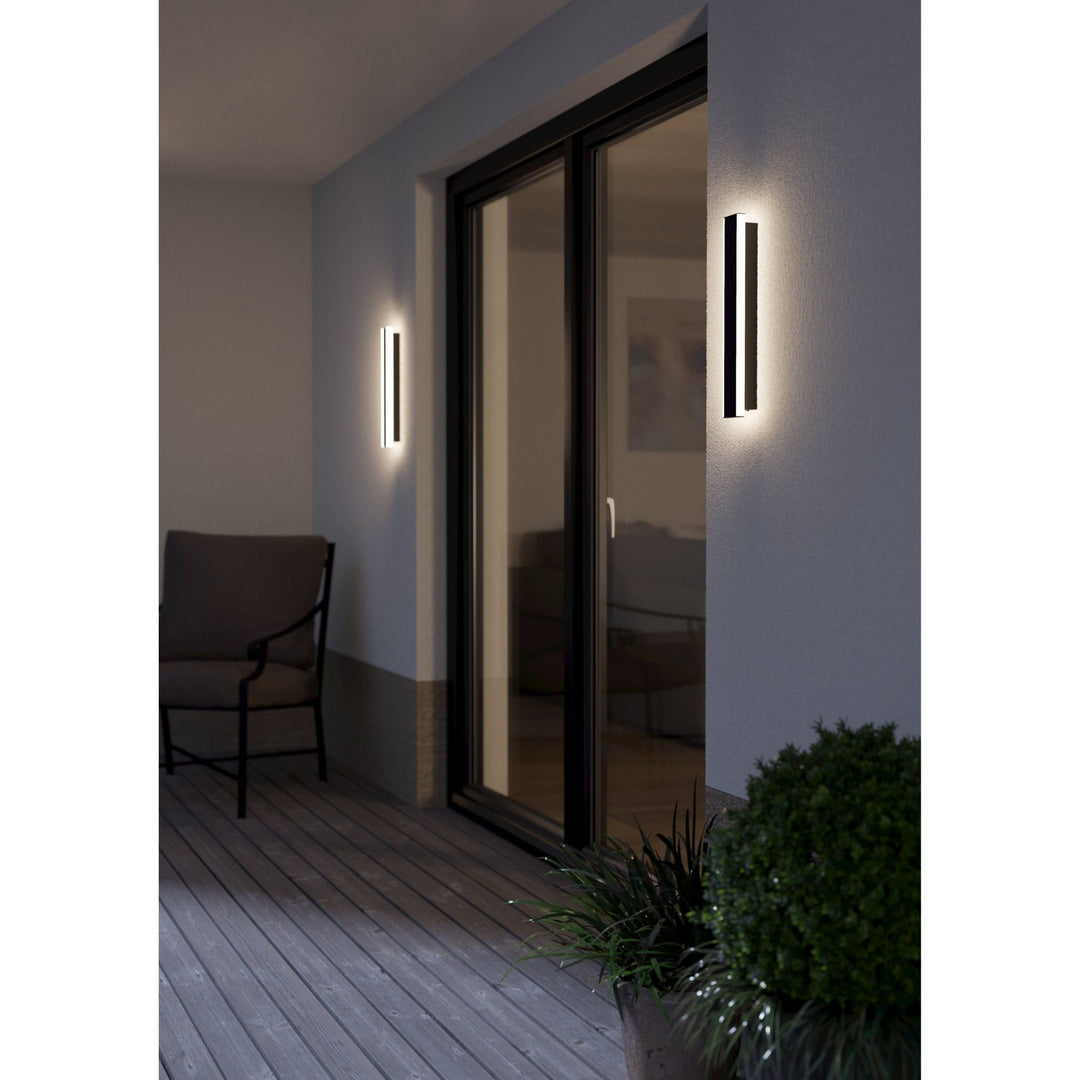 Eglo NEVIANO - LED Outdoor Wall Light - Black-Eglo-Ozlighting.com.au