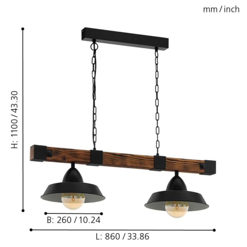 Eglo OLDBURY Pendant - 2/3/5 Light-Eglo-Ozlighting.com.au